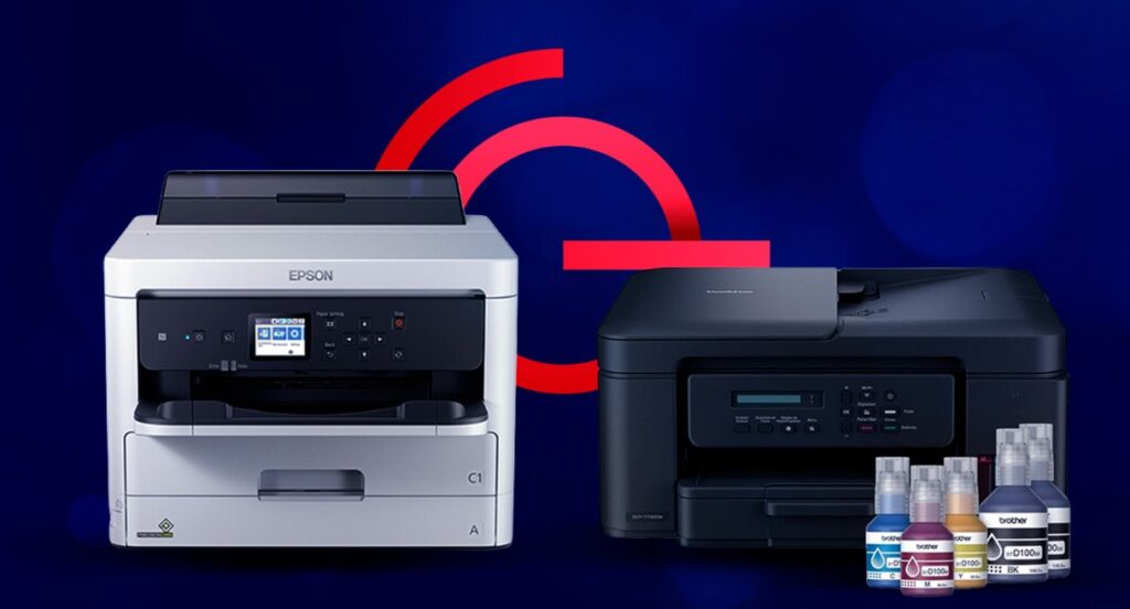 Como escolher entre Epson WorkForce inkjet e Brother inkjet corporativa? 