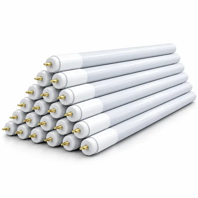 Lâmpadas tubulares de LED empilhadas